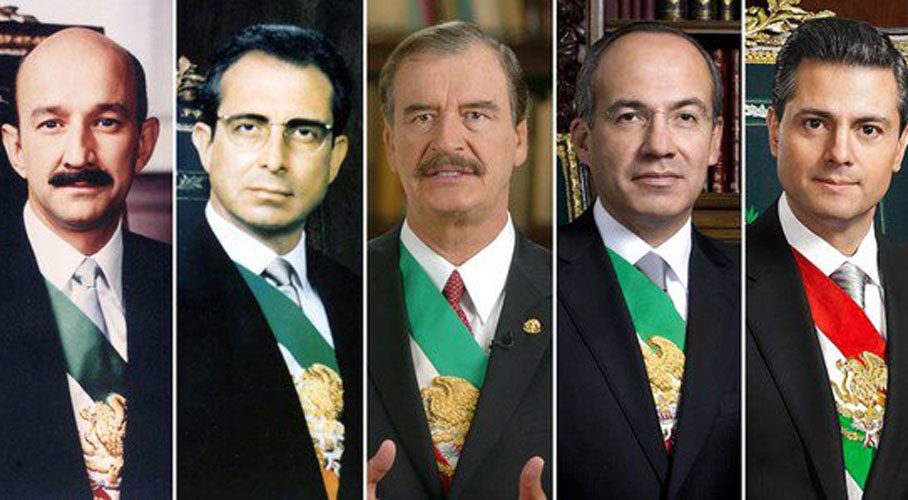 Es oficial: Expresidentes de México se quedarán sin pensión en México. Noticias en tiempo real