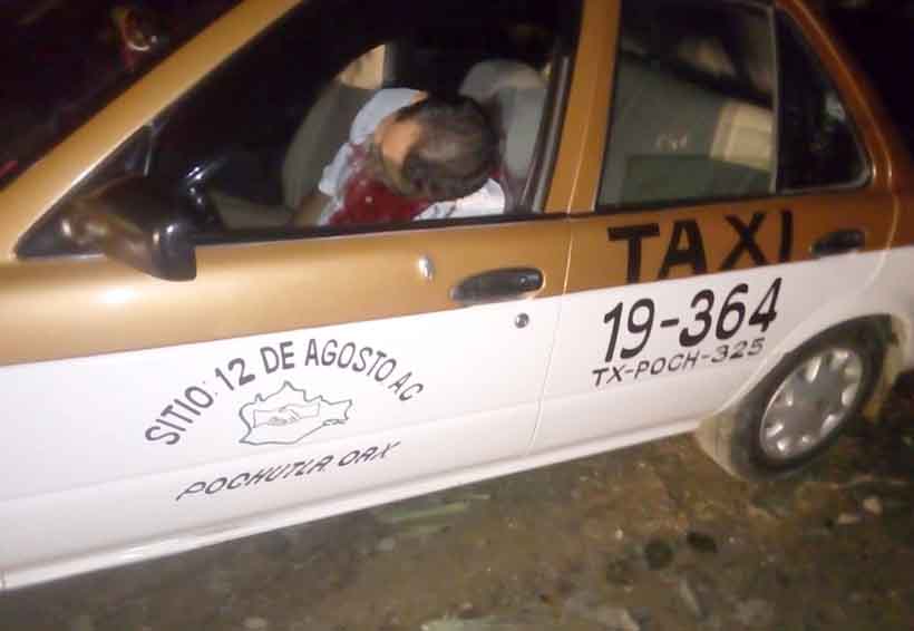 Asesinan a taxista en Pochutla. Noticias en tiempo real