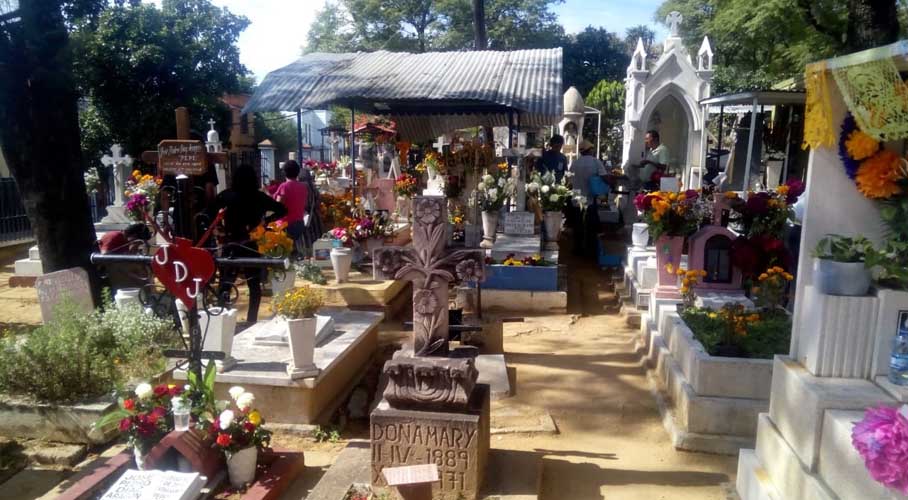 Celebran a sus muertos en el barrio del ex Marquesado, Oaxaca. Noticias en tiempo real