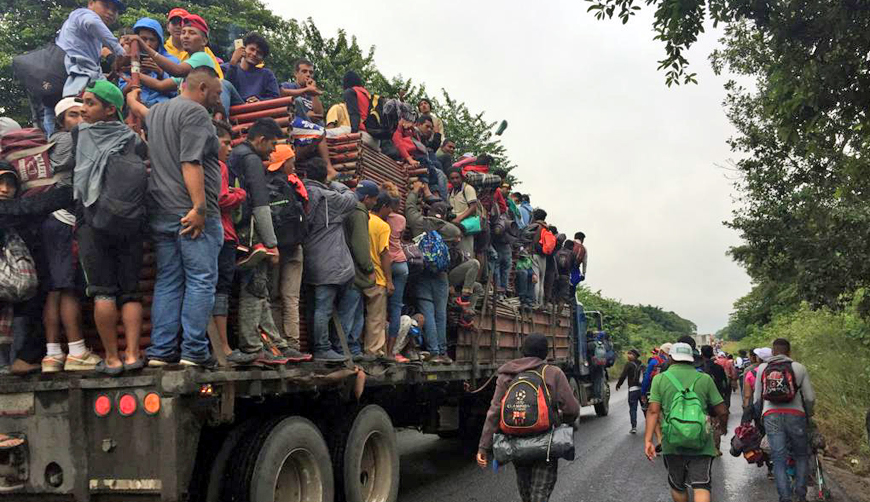 Genera caravana migrante crisis humanitaria. Noticias en tiempo real