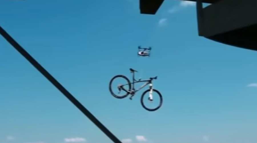 Video: Ladrón roba bicicleta con ayuda de un dron. Noticias en tiempo real