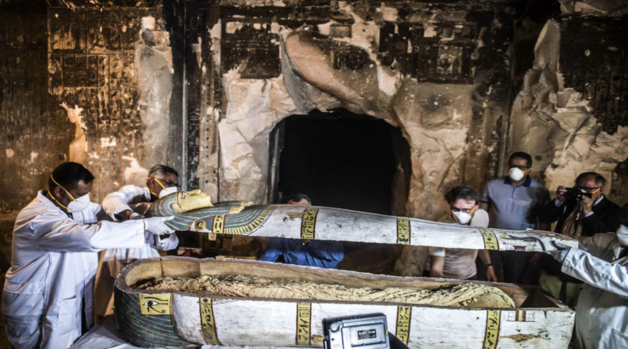 Encuentran sarcófago de mujer de hace 3000 años en Egipto. Noticias en tiempo real
