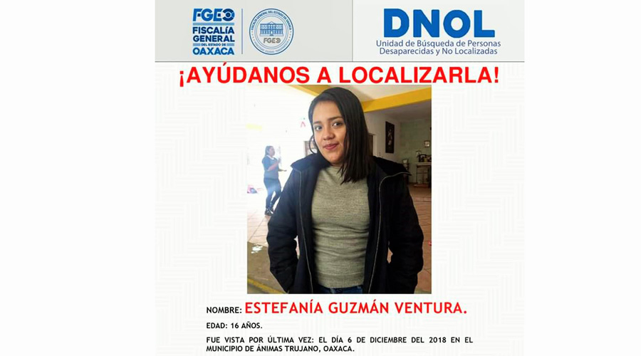 Buscan a adolescente desaparecida en Ánimas Trujano. Noticias en tiempo real