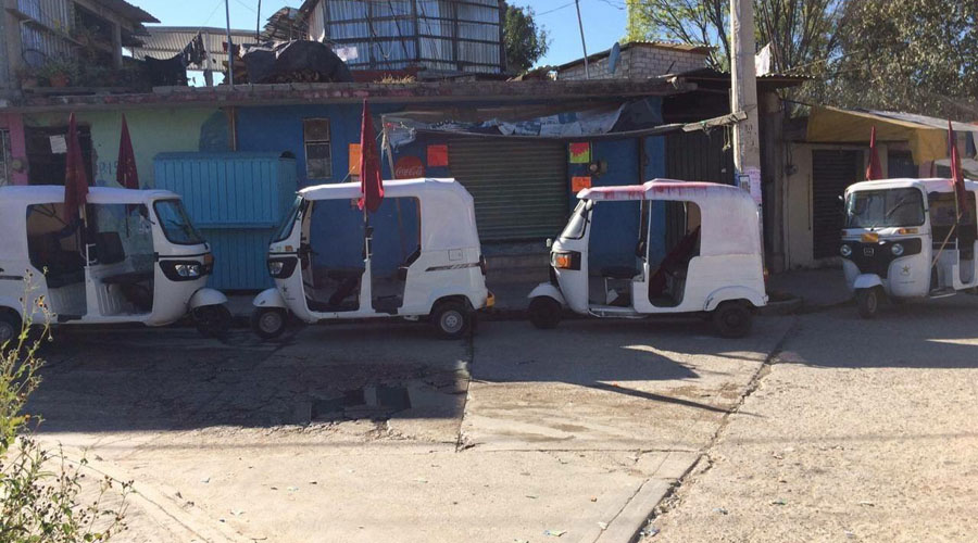 Codep anuncia salida de sitio de mototaxis en Tlaxiaco. Noticias en tiempo real