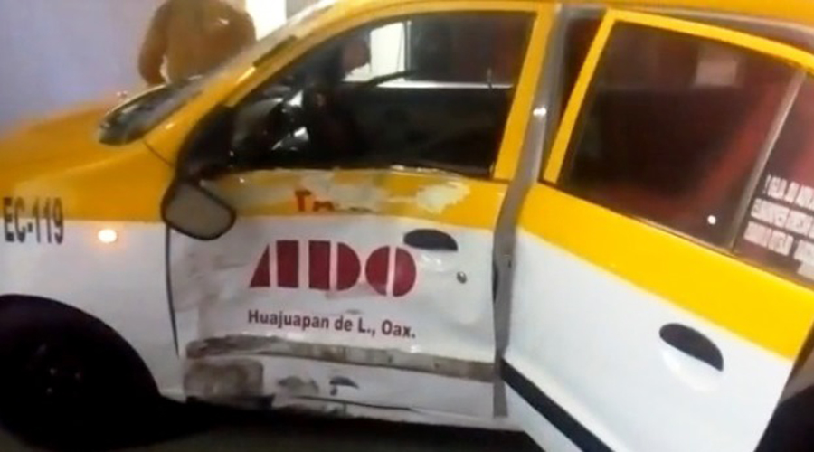 Muere motociclista tras chocar contra taxi en Huajuapan. Noticias en tiempo real