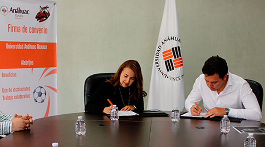 Firman convenio entre Universidad Anahuac y Alebrijes de Oaxaca. Noticias en tiempo real