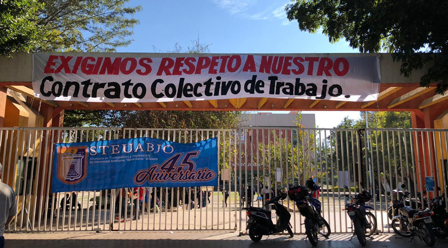 STEUABJO exige que se audite a la Máxima Casa de Estudios de Oaxaca. Noticias en tiempo real