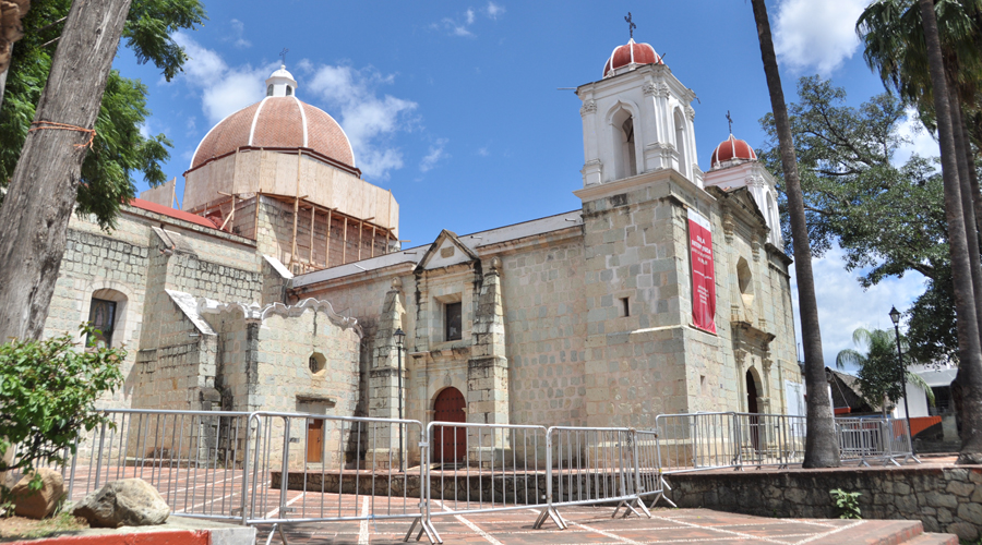 Por sismos extreman medidas de seguridad en templos católicos de Oaxaca. Noticias en tiempo real