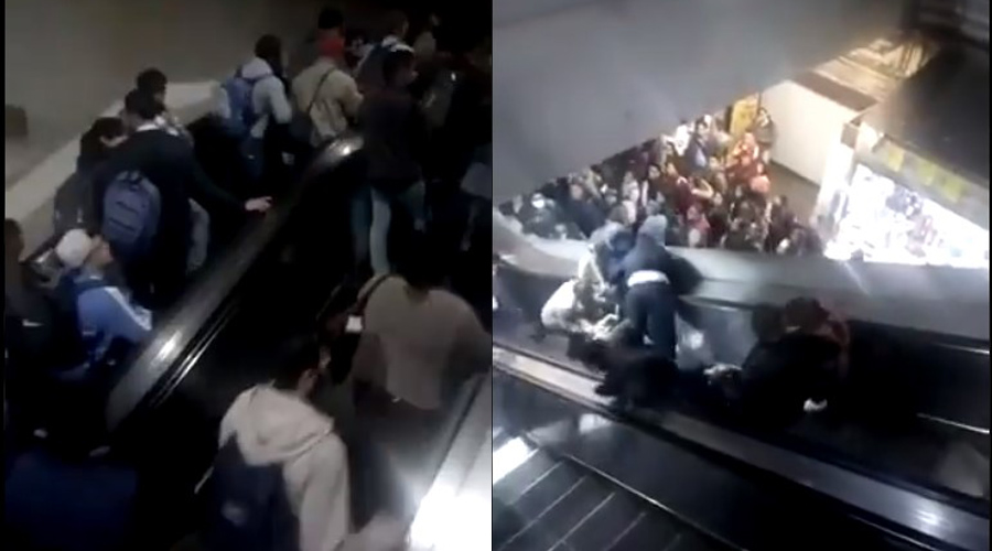 Video: Colapsan escaleras eléctricas en Metro Tacubaya | El Imparcial de Oaxaca Video: Colapsan escaleras eléctricas en Metro Tacubaya | El Imparcial de Oaxaca