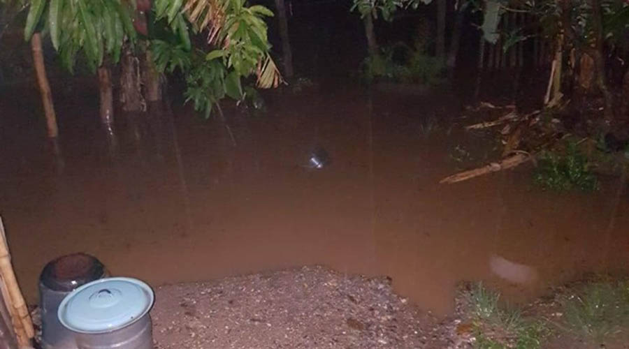 Suman 256 casas dañadas por inundación en Matías Romero