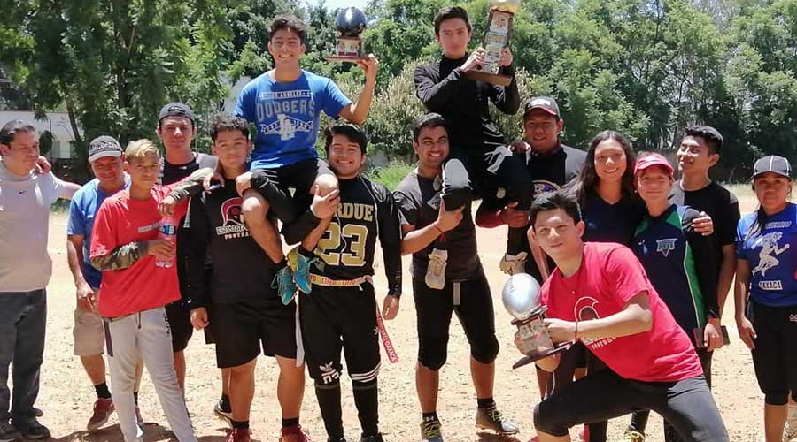 Llegó a su conclusión la primera temporada del torneo juvenil de la Liga de Flag Football Oaxaca