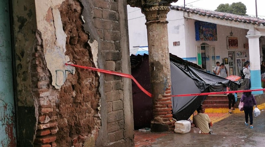 Lenta, la reconstrucción de viviendas en Tehuantepec