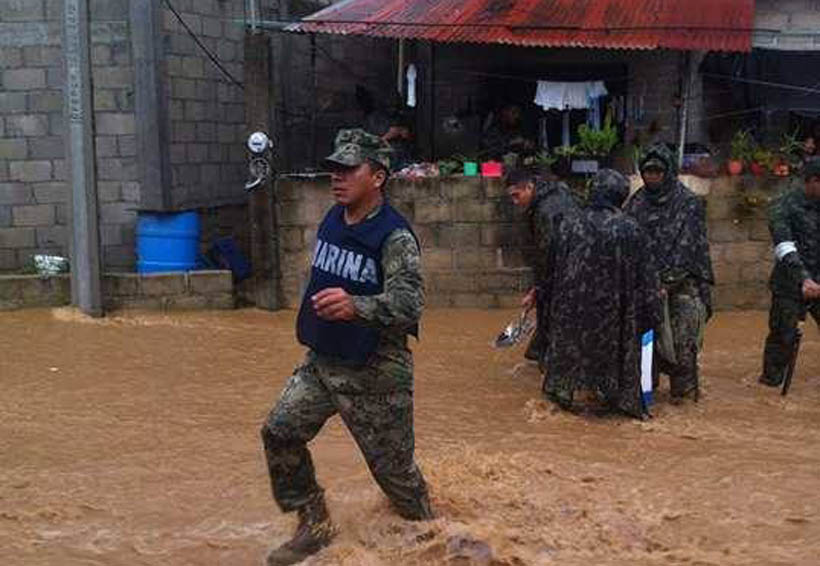 En Salina Cruz lluvias causan estragos en viviendas