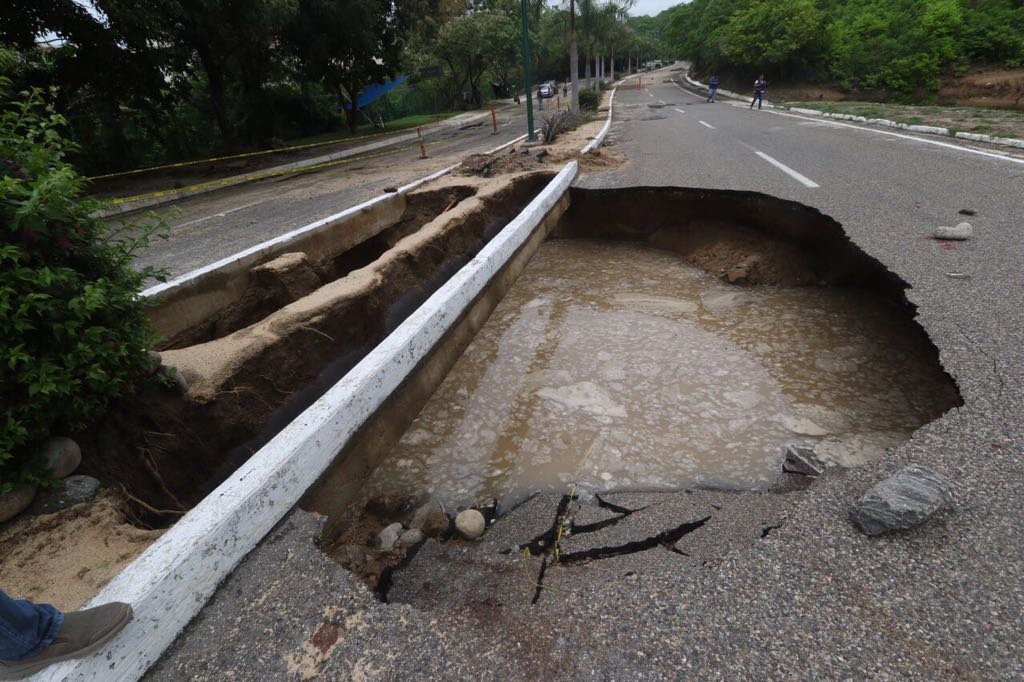 Carreteras afectadas por Tormenta Tropical “Calvin”
