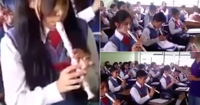 Video: Profesor enseña a sus alumnos a tocar “Despacito” en flauta | El Imparcial de Oaxaca