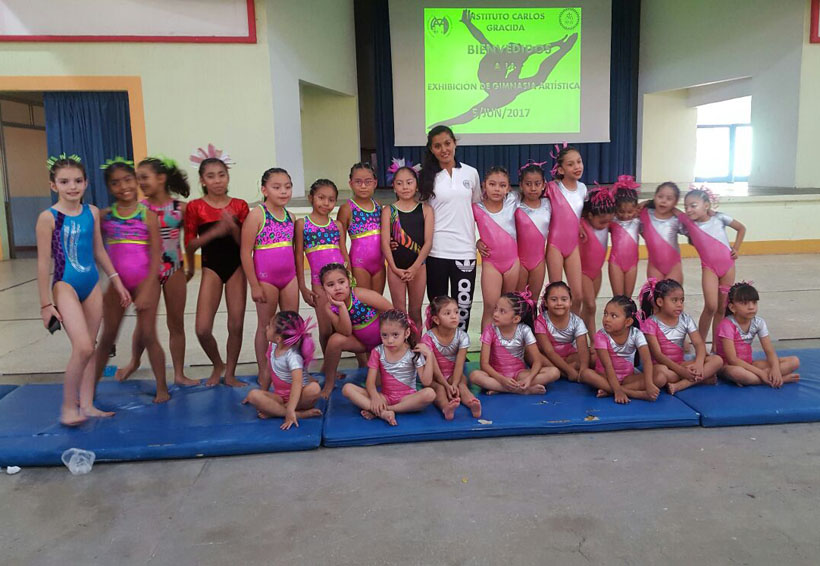Fomentan la gimnasia en el Instituto Carlos Gracida