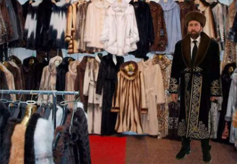 Nicolas Cage es víctima de memes por su forma de vestir en Kazajistán