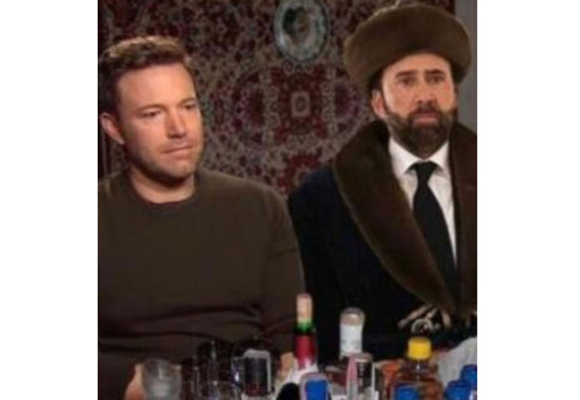 Nicolas Cage es víctima de memes por su forma de vestir en Kazajistán