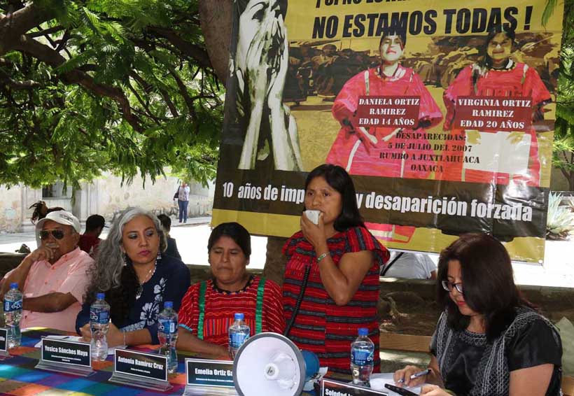 Reclaman “olvido” oficial del caso Virginia y Daniela Ortiz | El Imparcial de Oaxaca