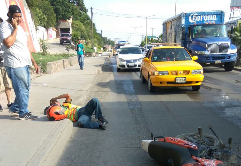 Hombre resulta herido en derrape de motocicleta en la Transístmica | El Imparcial de Oaxaca