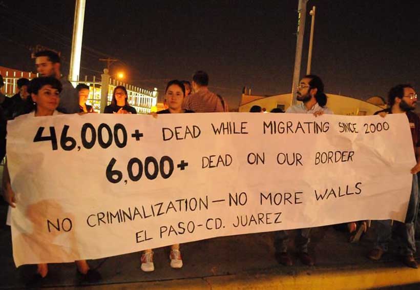 Realizan vigilia en Juárez por migrantes muertos en la frontera de México con EU | El Imparcial de Oaxaca Realizan vigilia en Juárez por migrantes muertos en la frontera de México con EU | El Imparcial de Oaxaca