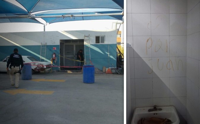 Hallan muerta a mujer en baño de autolavado; había un mensaje escrito en la pared | El Imparcial de Oaxaca Hallan muerta a mujer en baño de autolavado; había un mensaje escrito en la pared | El Imparcial de Oaxaca