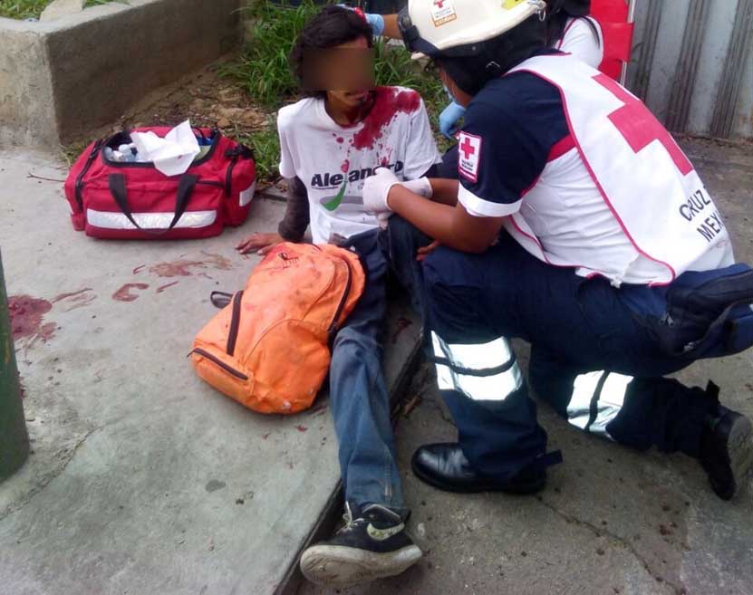 Agredido a machetazos tras atraco | El Imparcial de Oaxaca Agredido a machetazos tras atraco | El Imparcial de Oaxaca