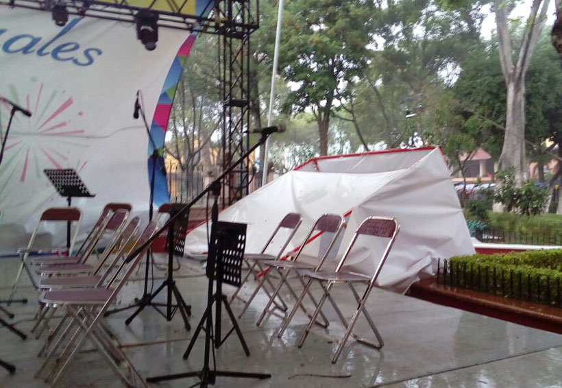 En Huajuapan cancelan eventos por inundación
