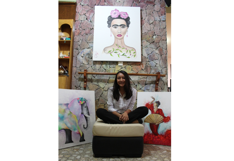 María Fernanda, la pintura por pasión