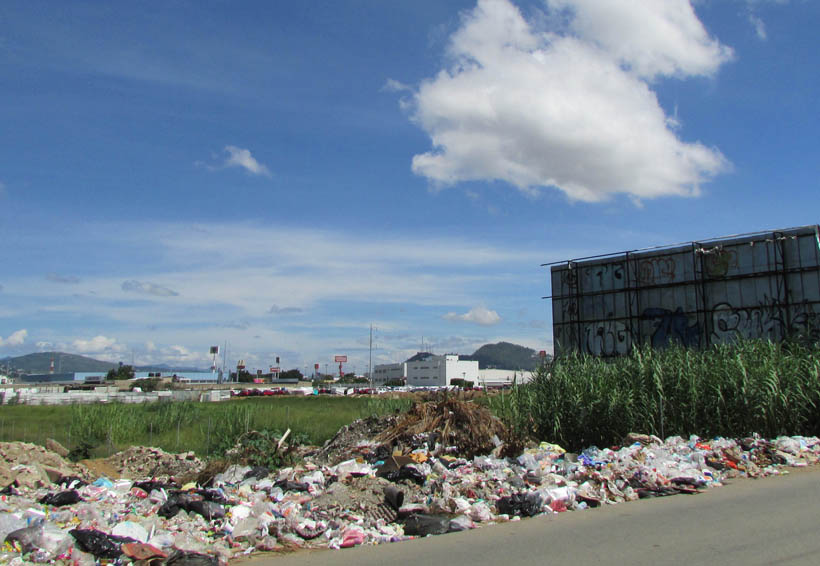 Oaxaca en riesgo de contaminación por tiradero de basura clandestino