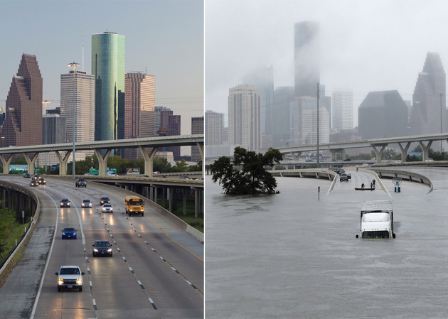 El antes y depués de la tormenta ‘Harvey’ en Houston, Texas | El Imparcial de Oaxaca