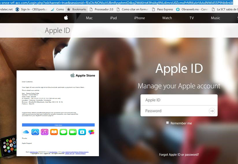 Advierten de fraude por phishing en portal falso de Apple | El Imparcial de Oaxaca