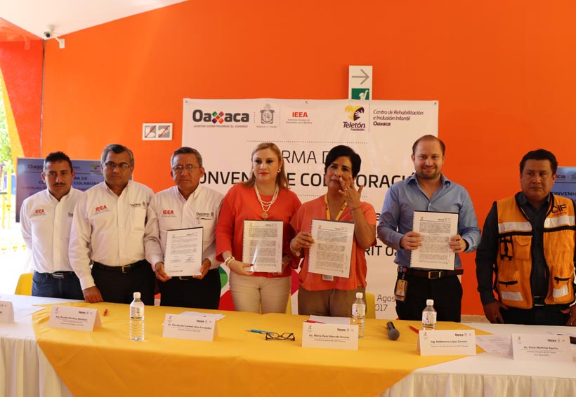 Firma IEEA convenio de colaboración con Fundación Teletón México A.C. | El Imparcial de Oaxaca