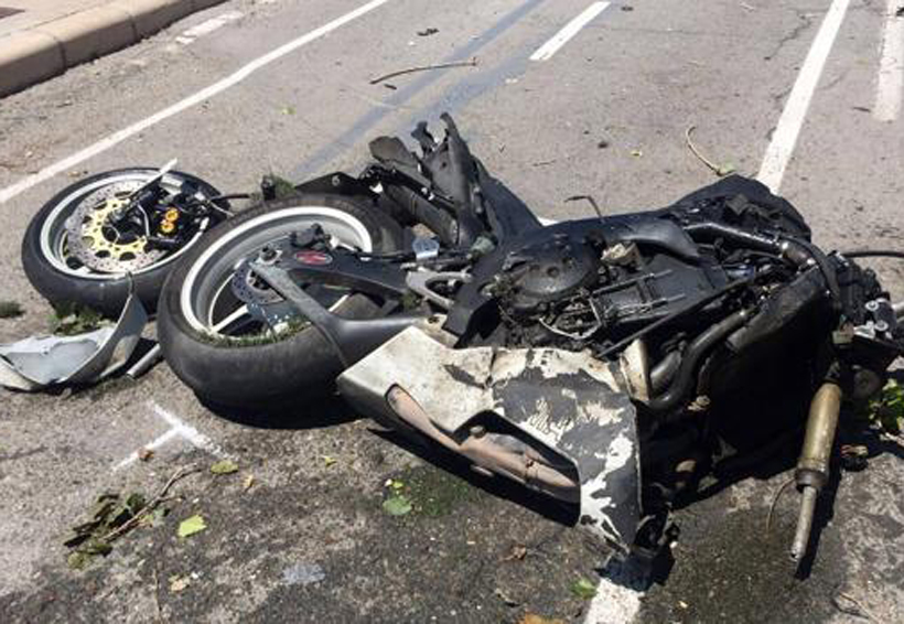 Terrible accidente de moto termina con la vida de una persona