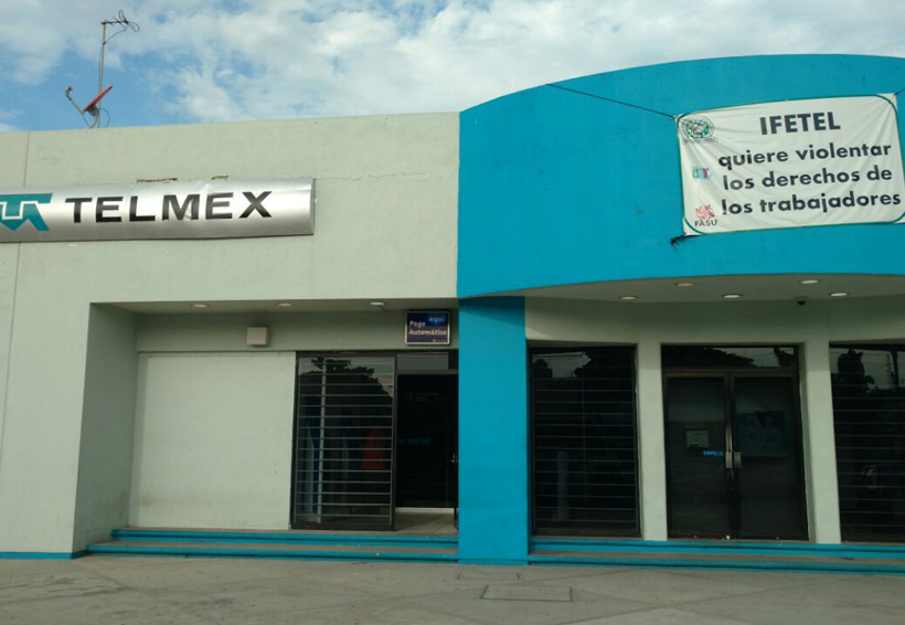 Realizan paro de labores  trabajadores de Telmex en el Istmo | El Imparcial de Oaxaca