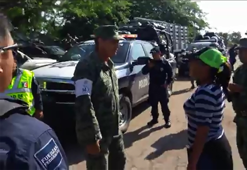 Video: Se confrontan militares y policías federales en el Istmo de Oaxaca | El Imparcial de Oaxaca