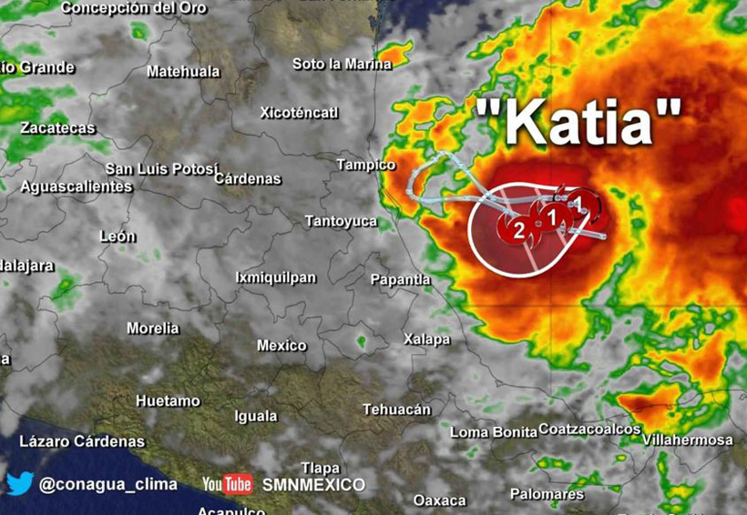 ‘Katia’ se fortalecería antes de tocar tierra | El Imparcial de Oaxaca