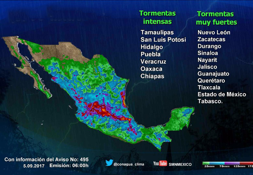 Septiembre espera su primer temporal de lluvias | El Imparcial de Oaxaca