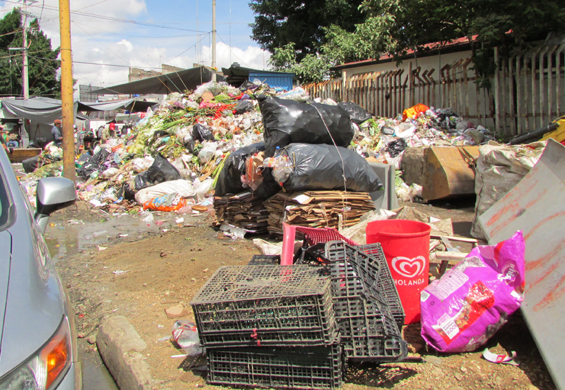 En Oaxaca recogerán la basura frente al mercado de madera