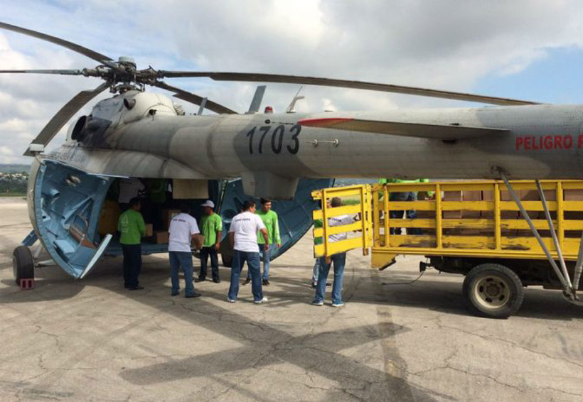 Se desploma helicóptero que transportaba víveres para Chiapas | El Imparcial de Oaxaca
