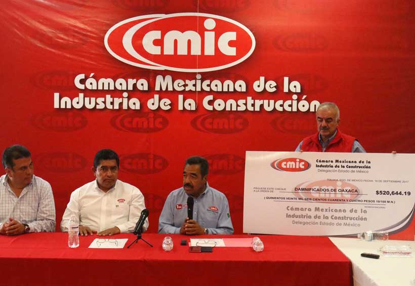 Se solidariza CMIC-Edomex con damnificados del Istmo | El Imparcial de Oaxaca