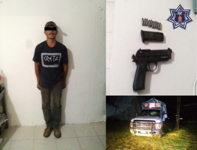 Les caen con pistola  y vehículo robado en Huajuapan de León, Oaxaca | El Imparcial de Oaxaca