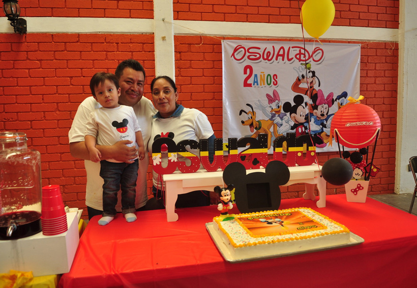 Oswaldo cumple 2 años