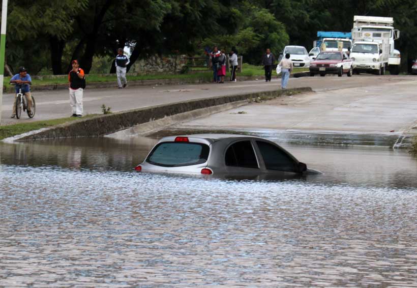 Árboles caídos y calles inundadas, provoca fuerte lluvia en la capital | El Imparcial de Oaxaca