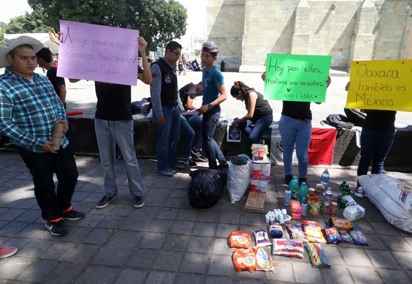Exigen no lucrar con desgracias del pueblo de Oaxaca