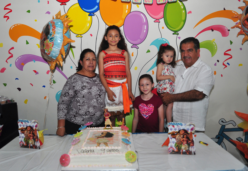 Valeria celebra 9 años