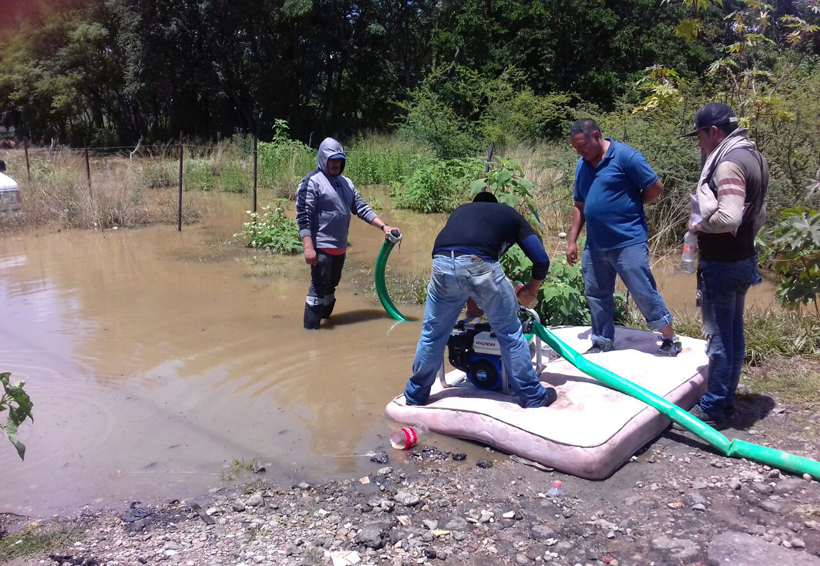 Incrementan damnificados  por lluvias en Xoxocotlán, Oaxaca