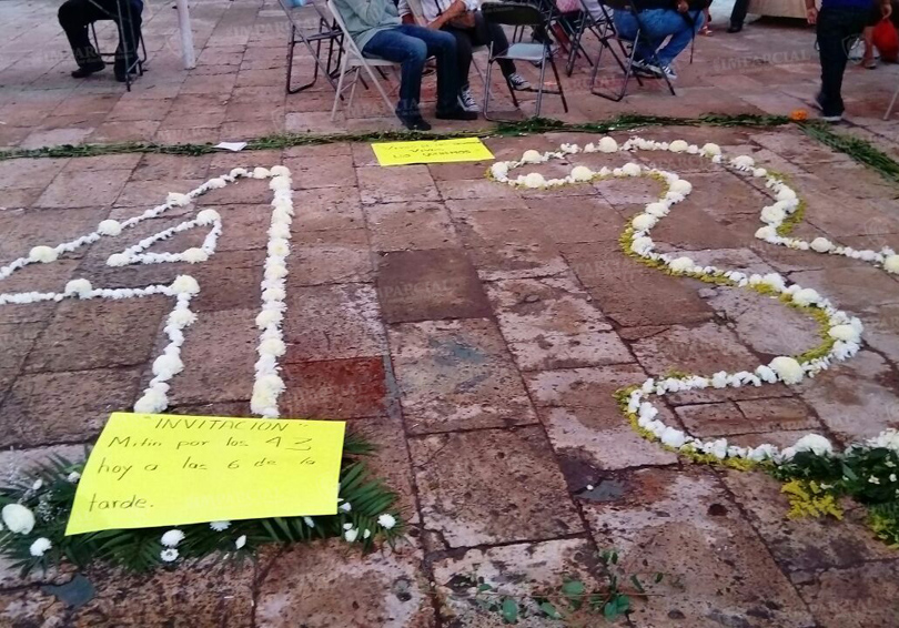 Inician protestas de apoyo a Ayotzinapa en Huajuapan de León, Oaxaca