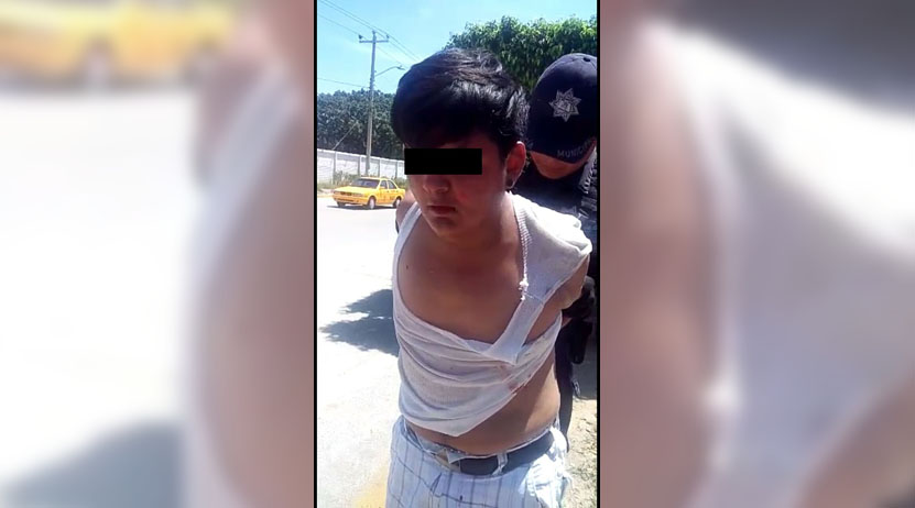 Colonos capturan a sospechoso de robo en Salina Cruz, Oaxaca