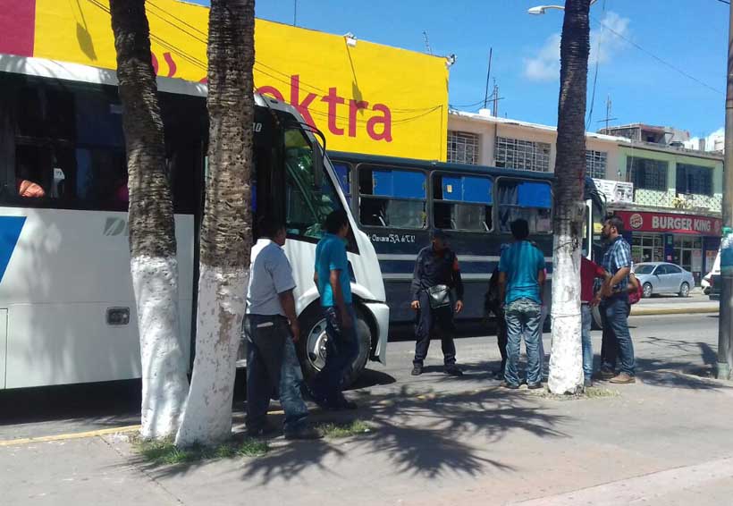 Cambian ruta del  transporte público  en Salina Cruz, Oaxaca